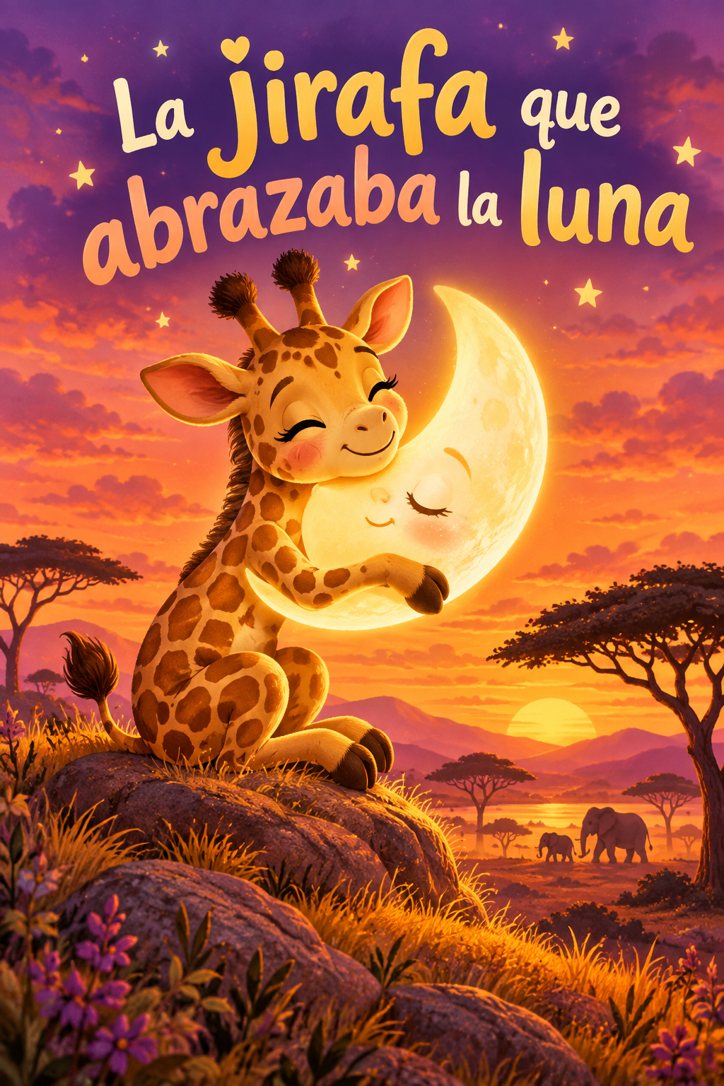 La jirafa que abrazaba la luna