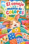 El conejo y la manta de colores
