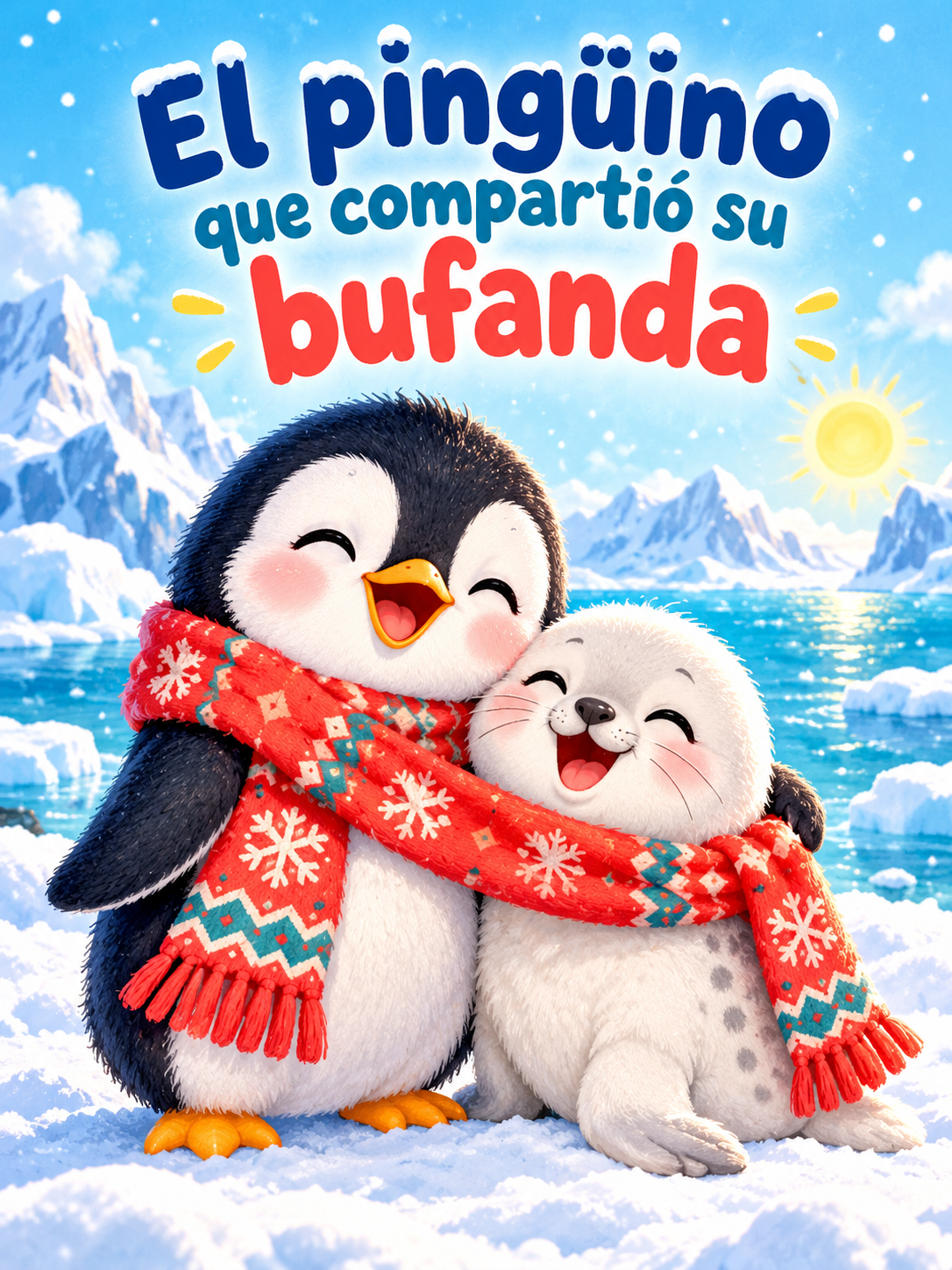 El pingüino que compartió su bufanda