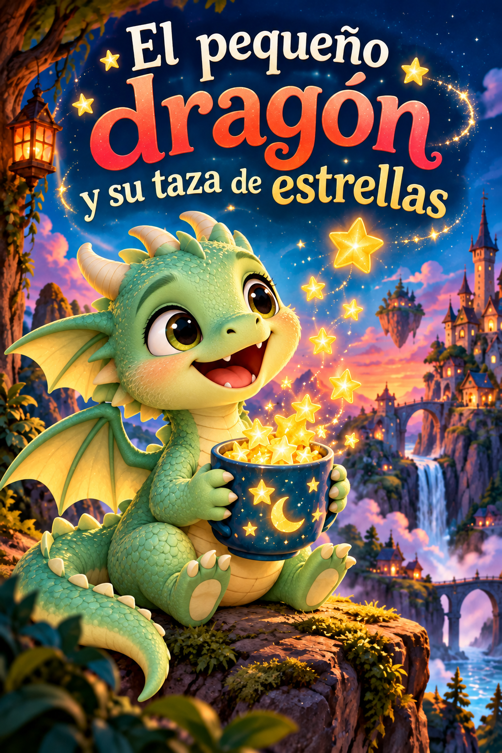 El pequeño dragón y su taza de estrellas